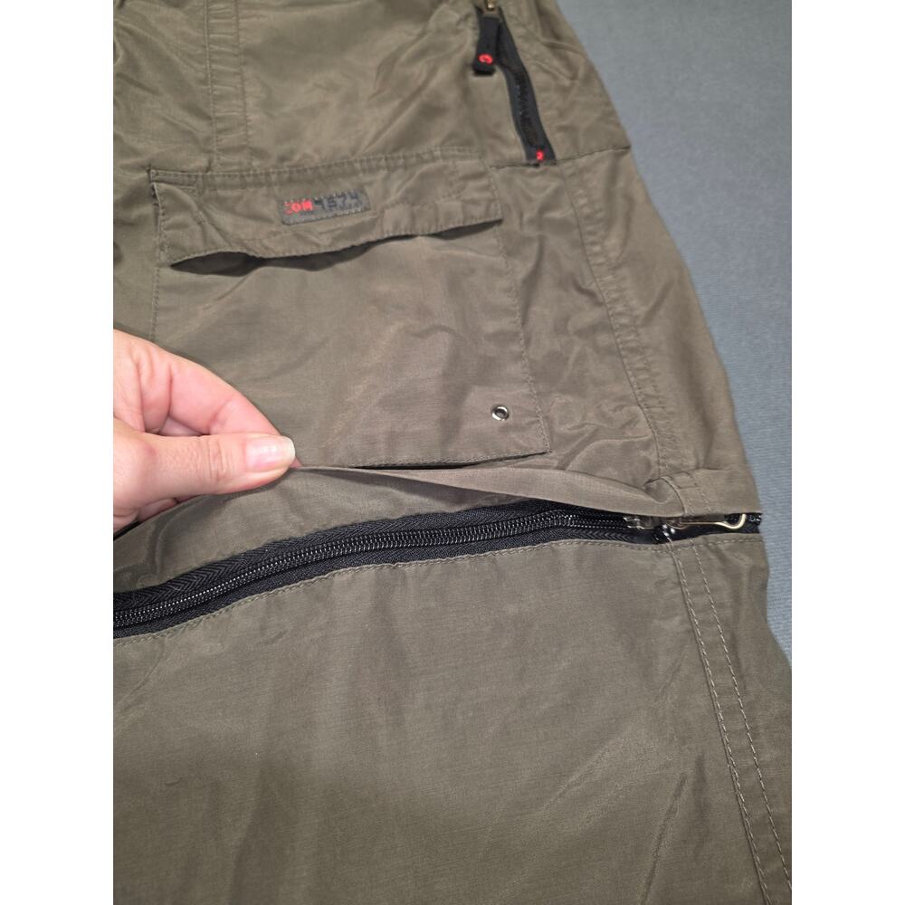 Mens 31 x 33 Military Style Convertible Pants Gorpcore Utility Tactical Green - Picture 2 of 10